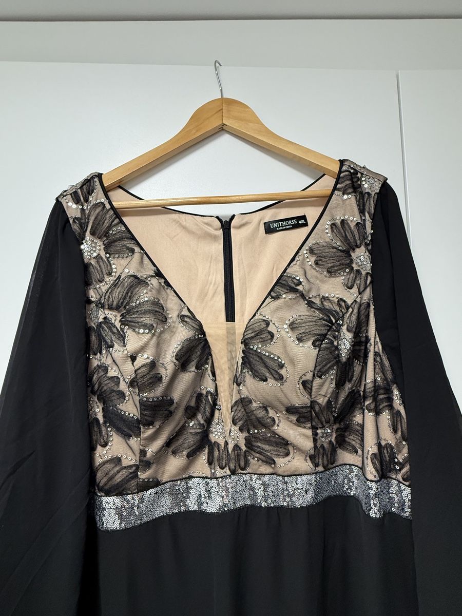 Vestiti: Schwarzes Abendkleid mit Pailletten – Nuovo (secondo la descrizione) da Wohlen AG venduto da esm_c8gh 1