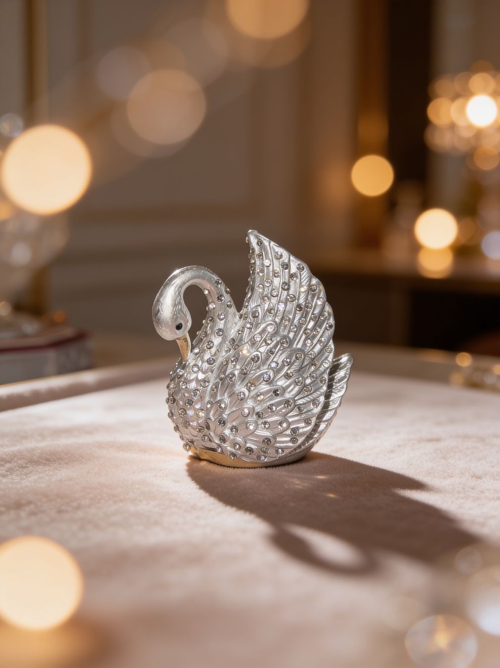 Barattoli: Boîte à bijoux cygne – Nuovo e nell'imballaggio originale da St-Maurice venduto da Sandrinette123 1