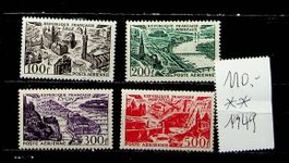 FRANCE POSTE AÉRIENNE SÉRIE NEUVE** 1949. COTE 110€ - V841