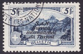 Dienstmarke BIT SBK-Nr. 29 (Rütli 1928-1930) gestempelt