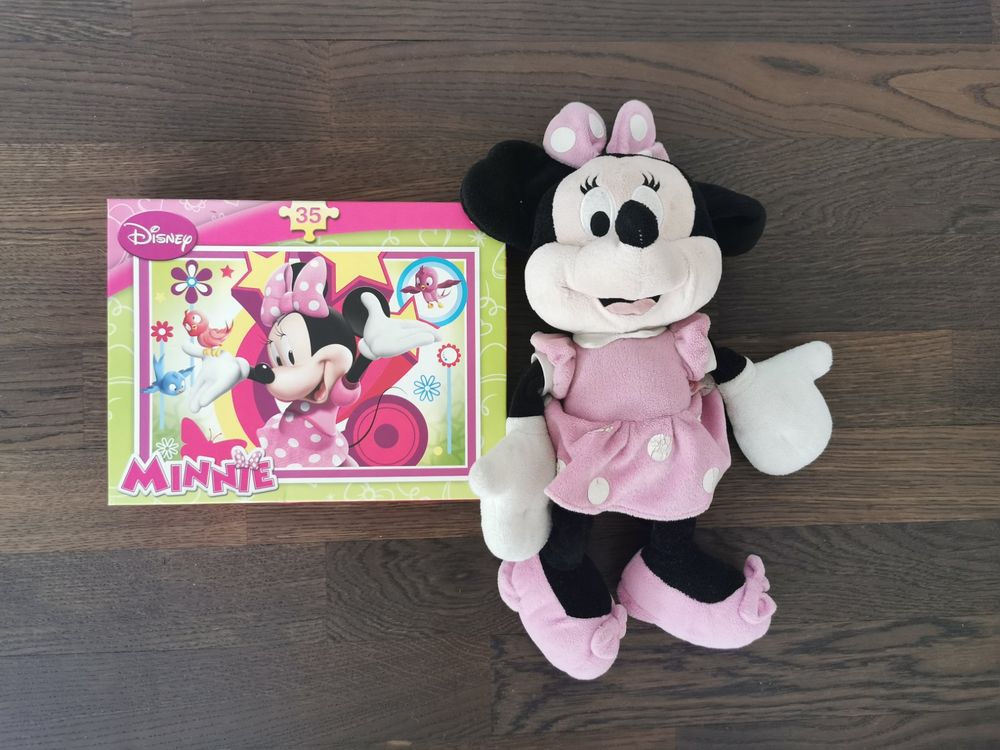 Play By Play Plüsch Minnie Maus – Supersoft, 30 Cm Stehend Oder 20 Cm Sitzend