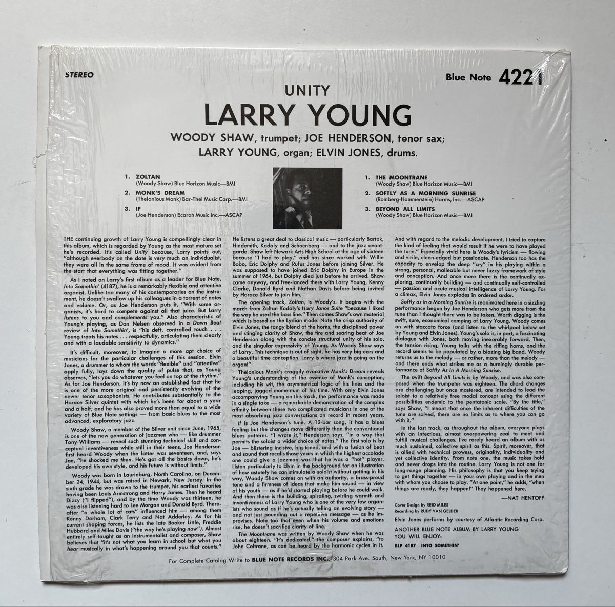 Dischi in vinile: Larry Young - Unity LP NM/NM Blue Note – Usato da Neuchâtel venduto da Deivid2 3