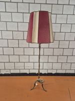 Stehlampe Messing antik mit Schirm guter Zustand