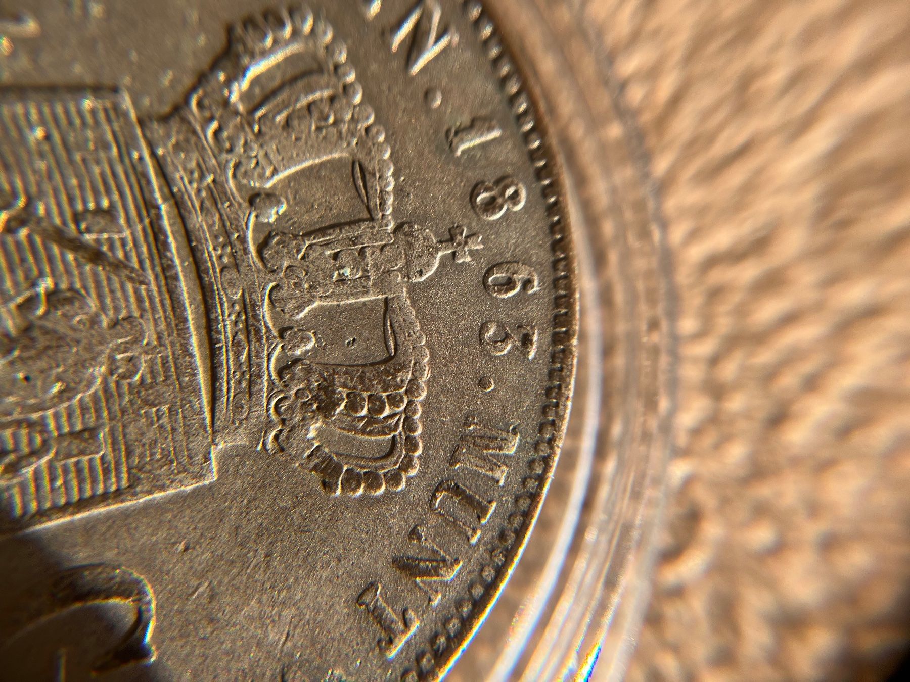 Alle Münzen: 2 1 2 Gulden 1863 Silber – Gebraucht aus Münchenstein von Inflames1 4