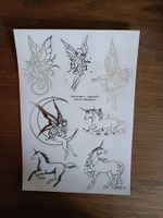 Stickerbogen silberfarben