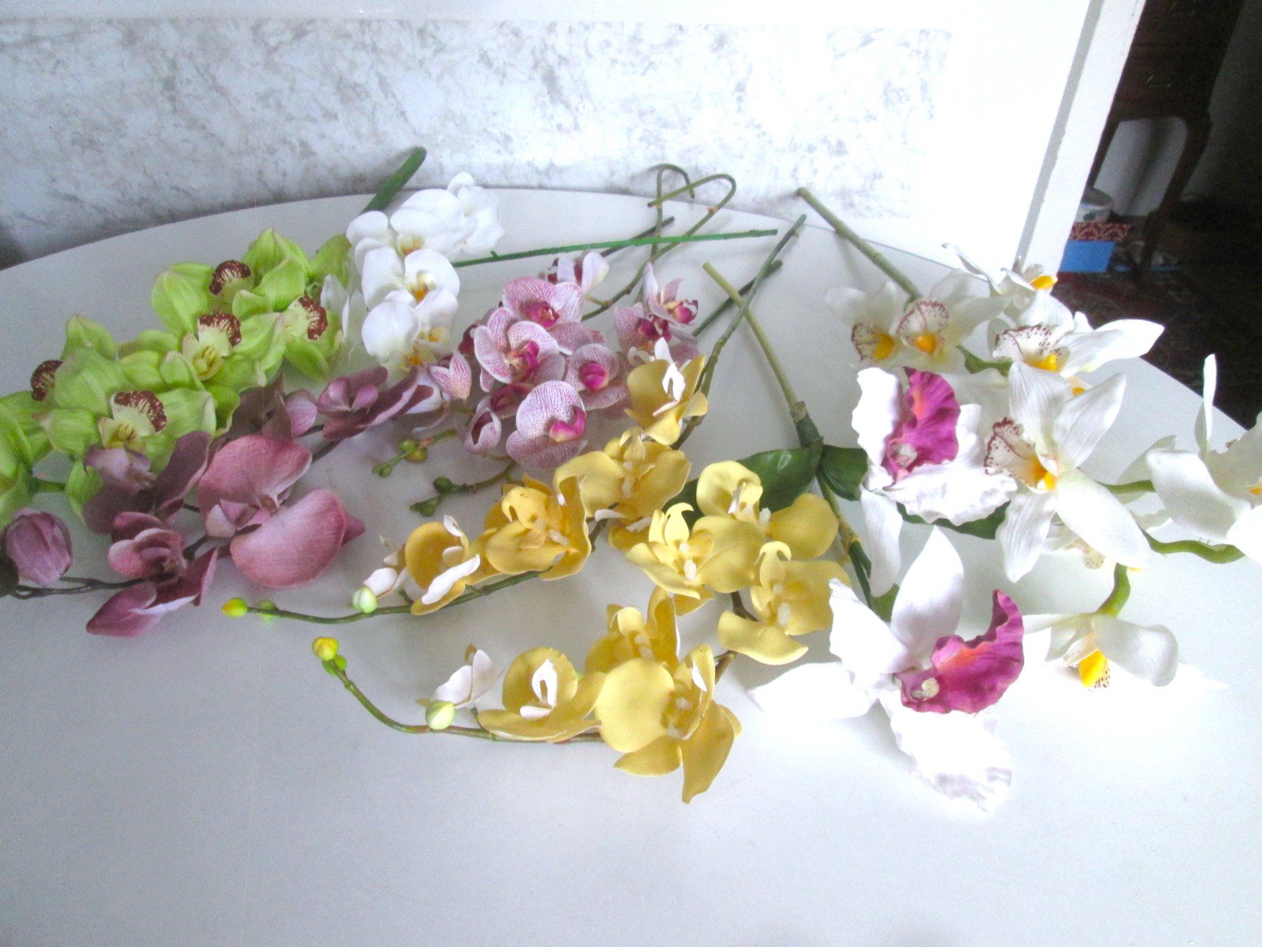 Piante & sementi: 9 Stiele künstlicher Orchideen – Usato da Sementina venduto da babucia 1