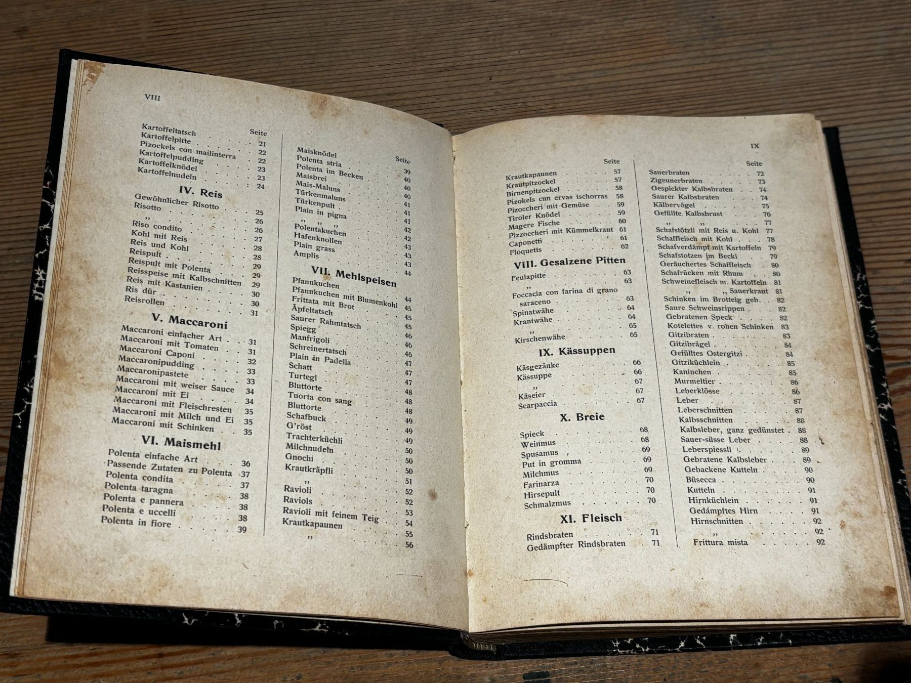 Libri: antikes Kochbuch Bündner 1905 – Usato da Triesen venduto da Anatas 6