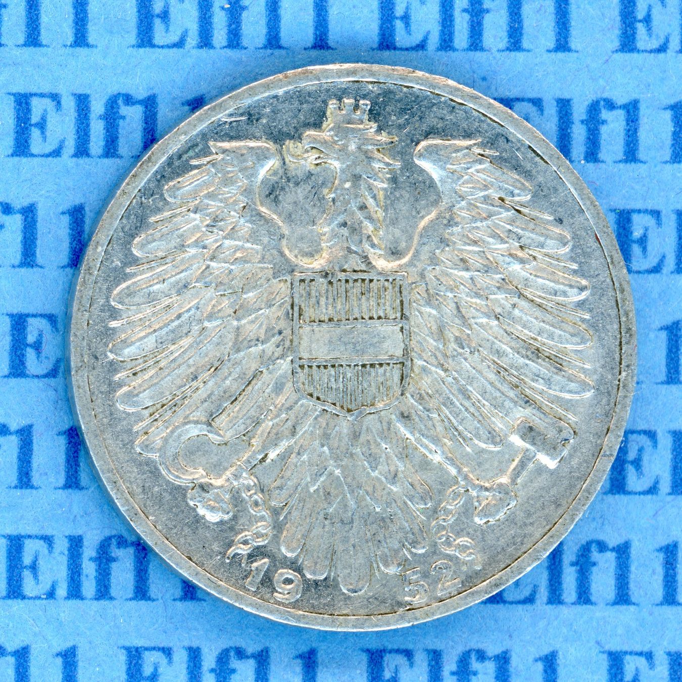 Tutti le monete: ATS___1.00 1952 vz 1 Schilling – Usato da Widnau venduto da Elf11