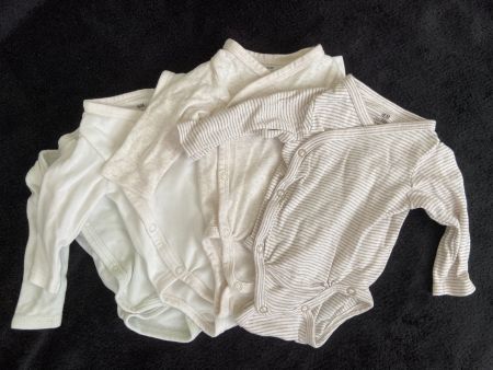 4x Langarm bodys Gr. 56 aus Baumwolle H&M – wie neu