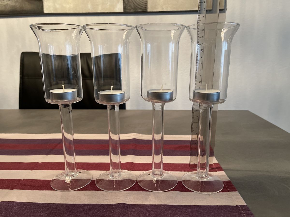 Kerzenständer: Glas-Kerzenständer – Gebraucht aus Oberrieden von Boccia1981 2
