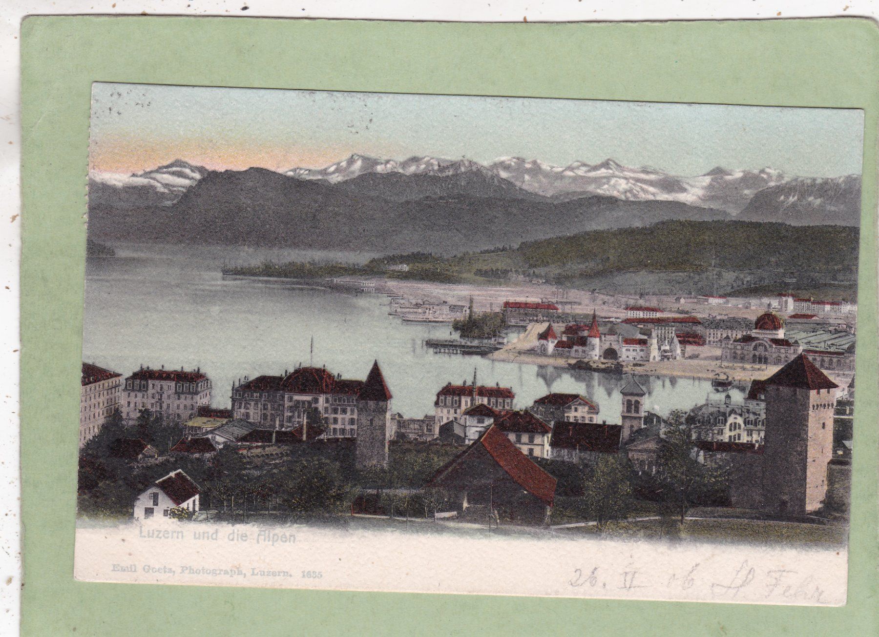Ansichtskarten: Luzern 1906 – Gebraucht aus Herisau von Lisegrat2008