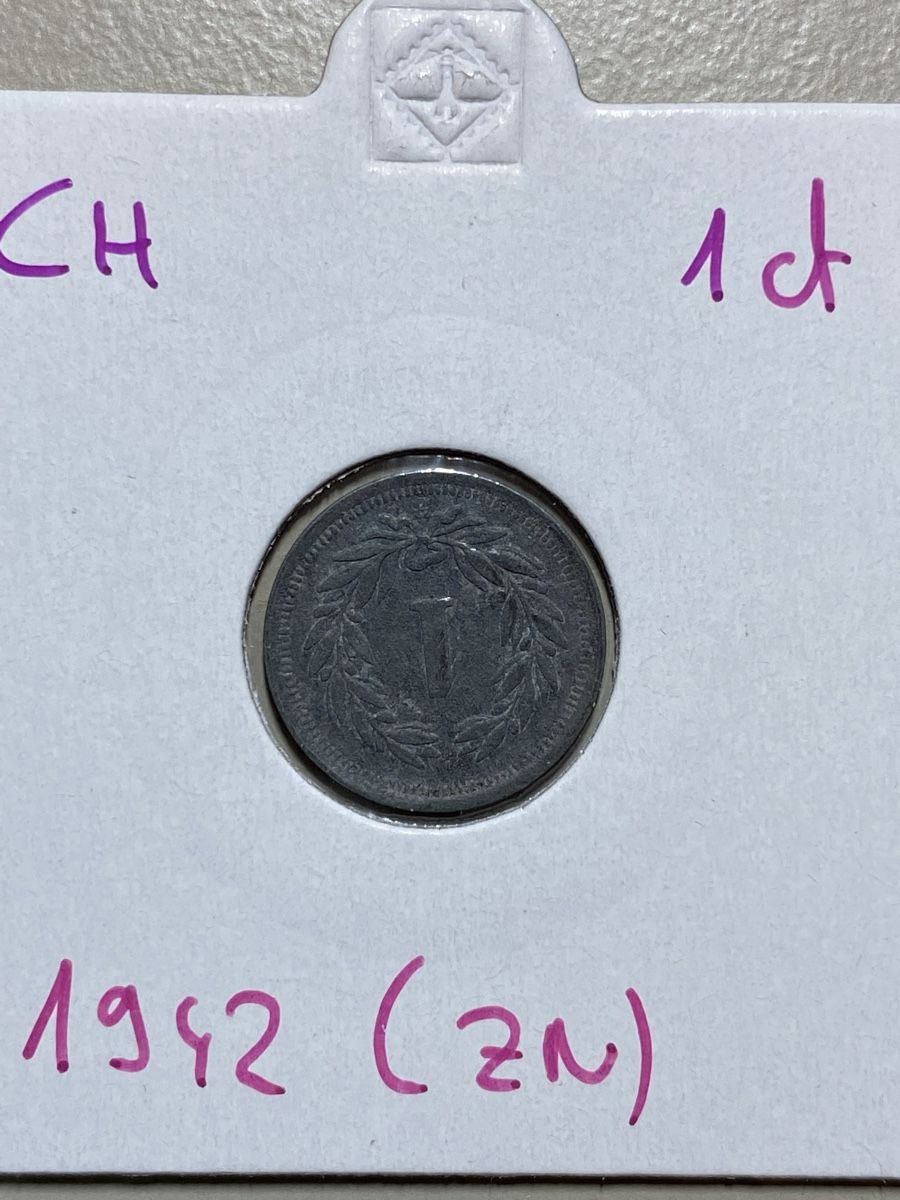 Tutti le monete: Suisse - 1 centime - 1942 – Usato da Payerne venduto da Mike1682