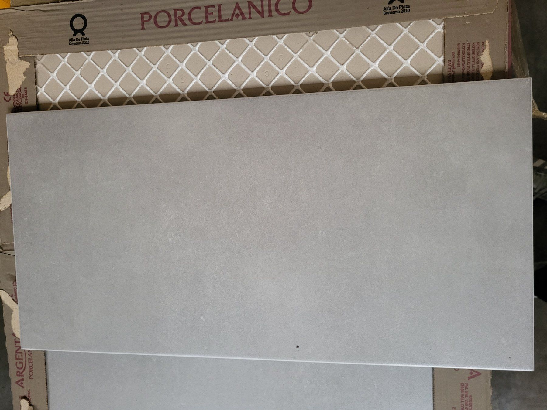 Rivestimenti per pavimenti: Argent Olympo Gris Fliesen 30 x 60 cm – Nuovo (secondo la descrizione) da Diessenhofen venduto da Osio 1