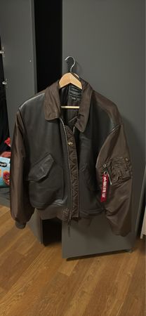 Giacca Bomber aviatore vintage in pelle, marrone, autunno 52