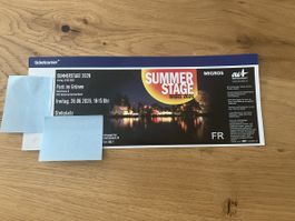 Summerstage Basel 2026 Stehplatz Freitag 26.06.2026