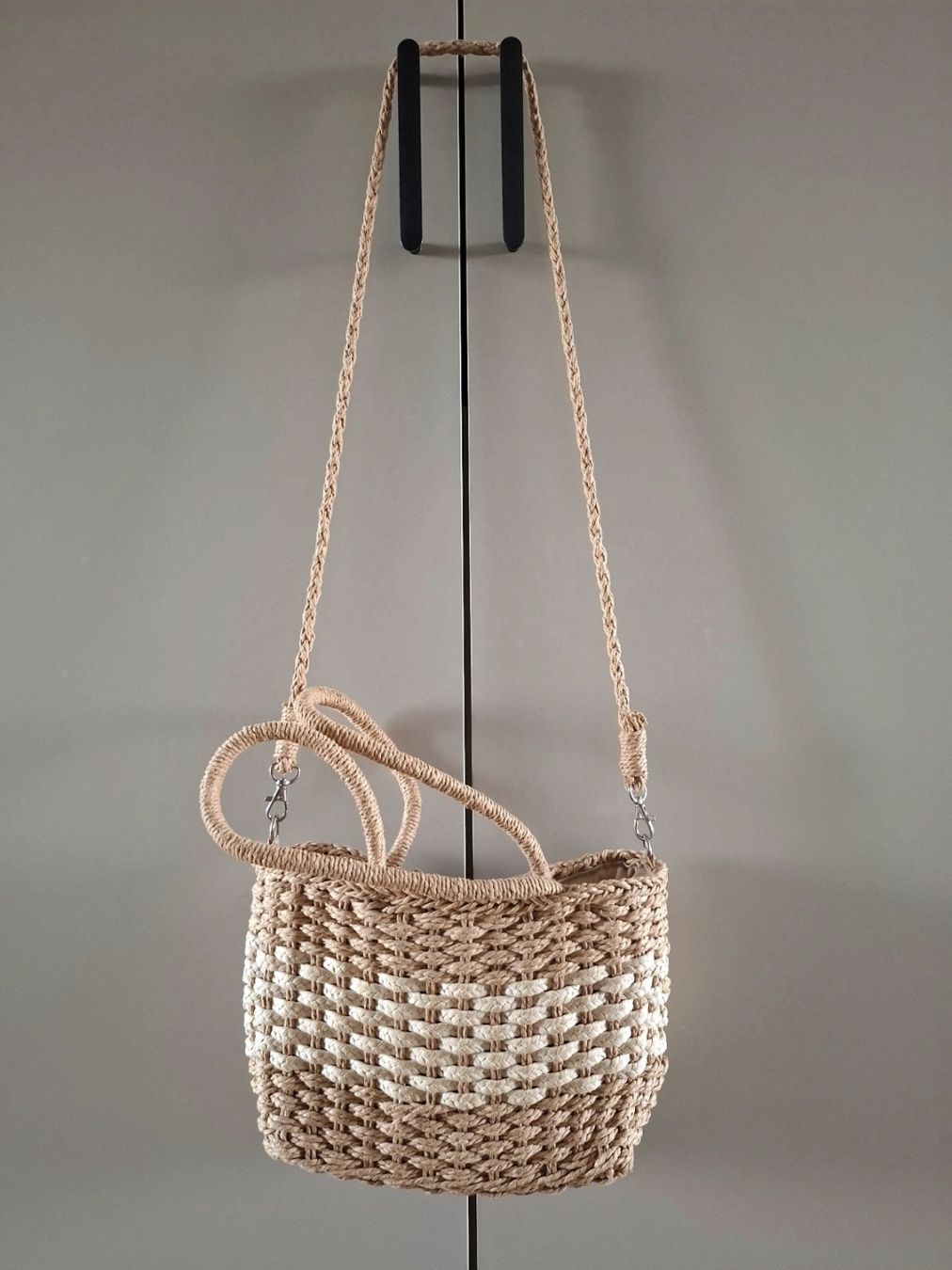 Taschen für Damen: woven handbag purse – Gebraucht aus Zürich von pto_6wfs