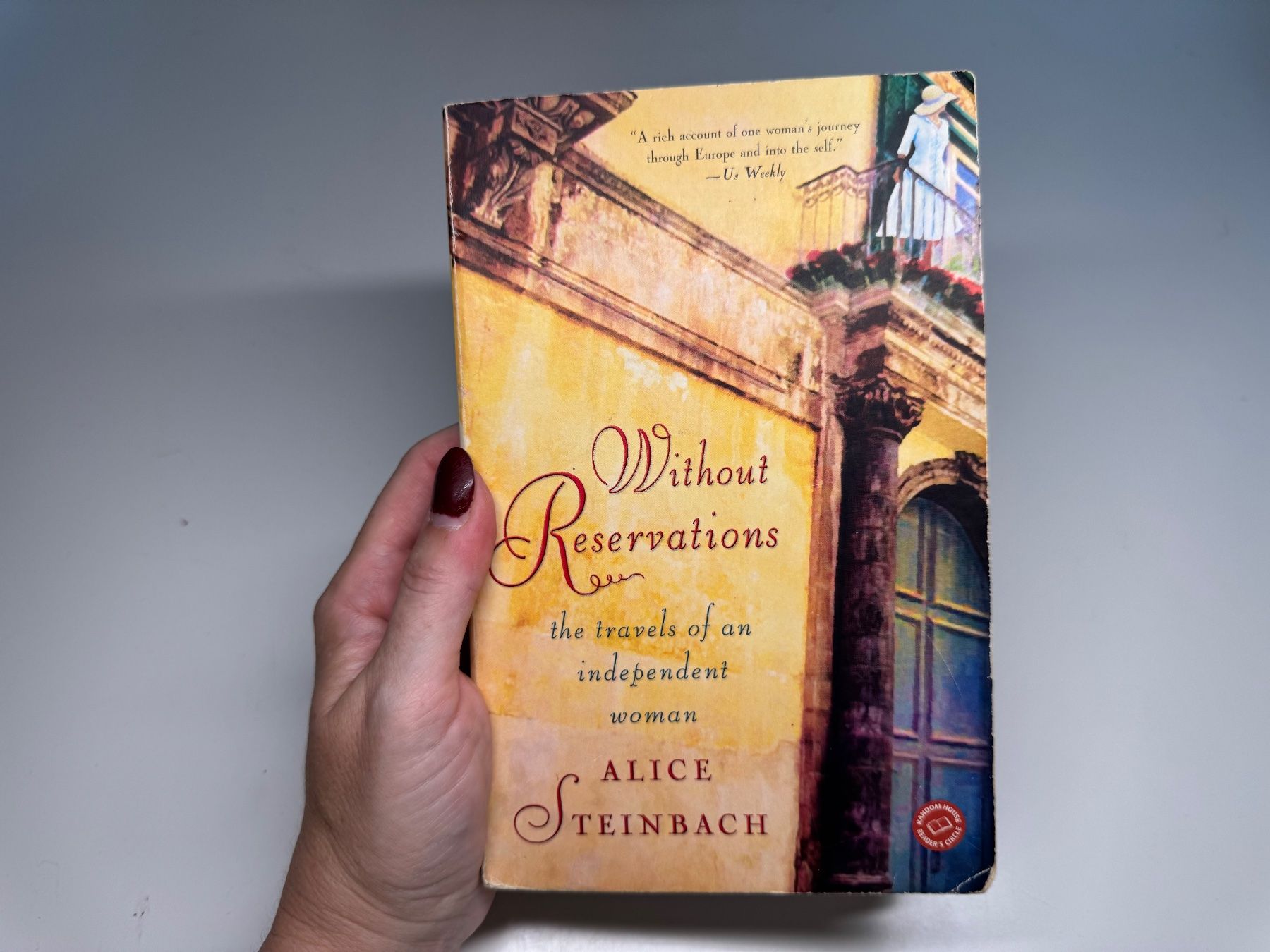Libri: NOVEL: Alice Steinbach, Without Reservations – Usato da Grosswangen venduto da English_books