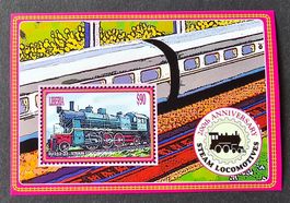 Liberia-Mi Block 505 ** (2004) Bahnmotive