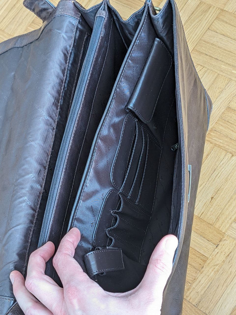 Borse: Laptoptasche aus echtem Leder – Usato da Zuerich venduto da blo_qlp9 5