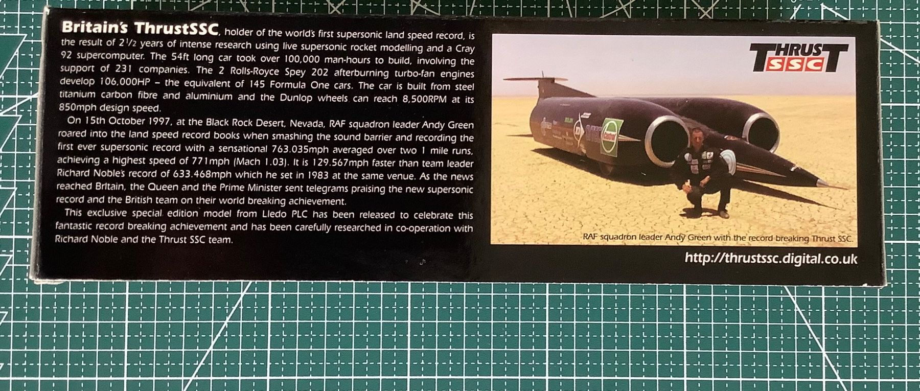 Modellautos: Thrust SSC Super Sonic Car Model - Neu – Neu und originalverpackt aus Basel von Imack 3