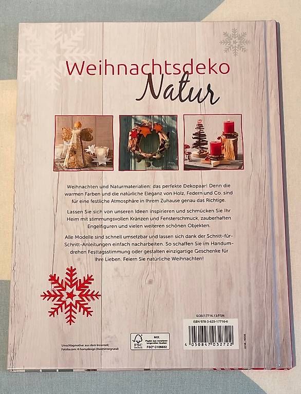 Libri: Bastelbuch "Weihnachtsdeko Natur" – Nuovo (secondo la descrizione) da Schwellbrunn venduto da N_adine-92 1