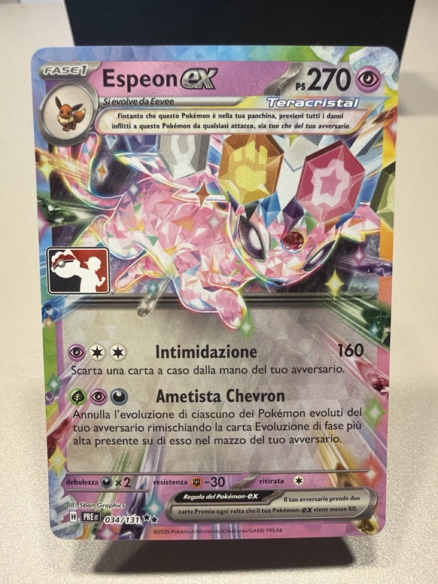 Pokémon Carte collezionabili: Espeon Lega 034/131 NM – Usato da Cadro venduto da rarecandycustoms