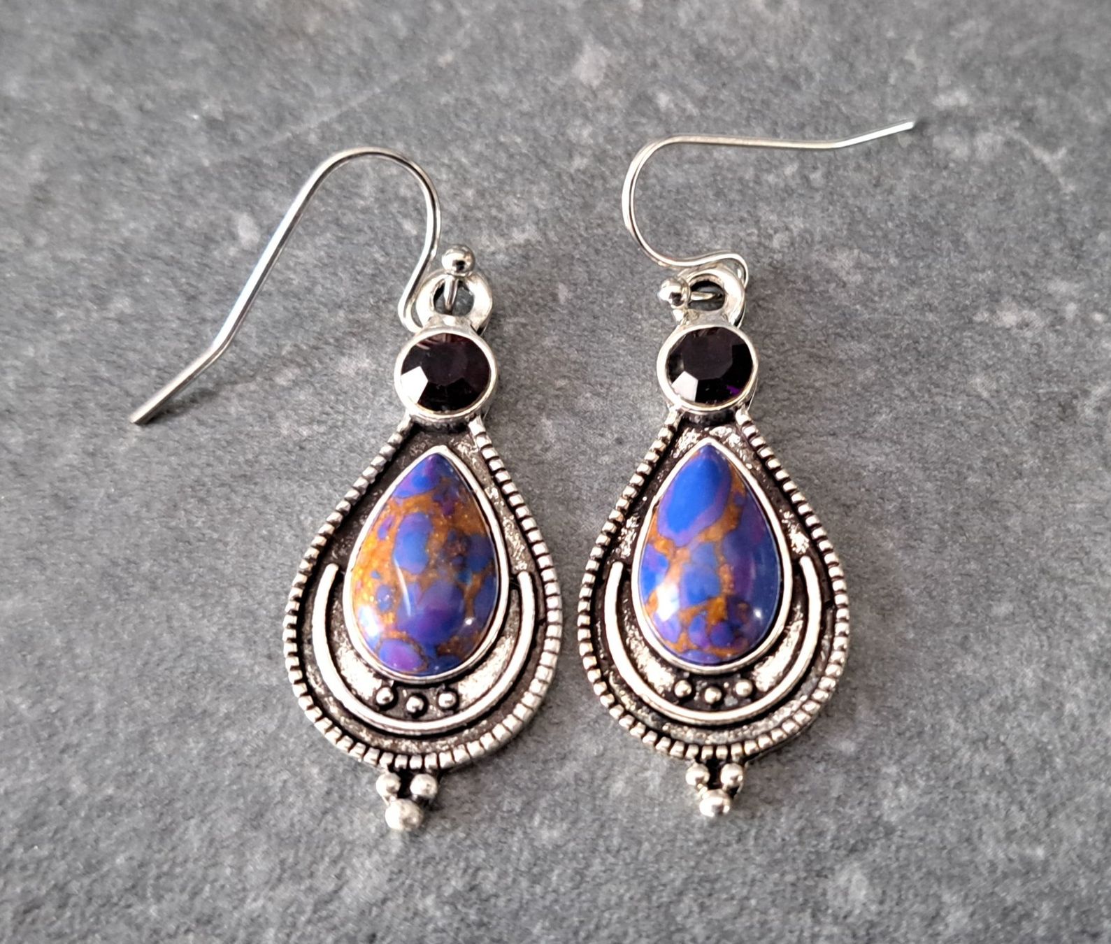 Orecchini pendenti & Orecchini a lobo: Boucles d'oreilles vintage – Nuovo e nell'imballaggio originale da St-Imier venduto da supernova21 2
