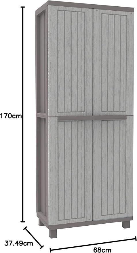 Box contenitori: Gartenschrank Kunststoffschrank Holzoptik Multifunktion – Nuovo e nell'imballaggio originale da Zürich venduto da Novamart 5