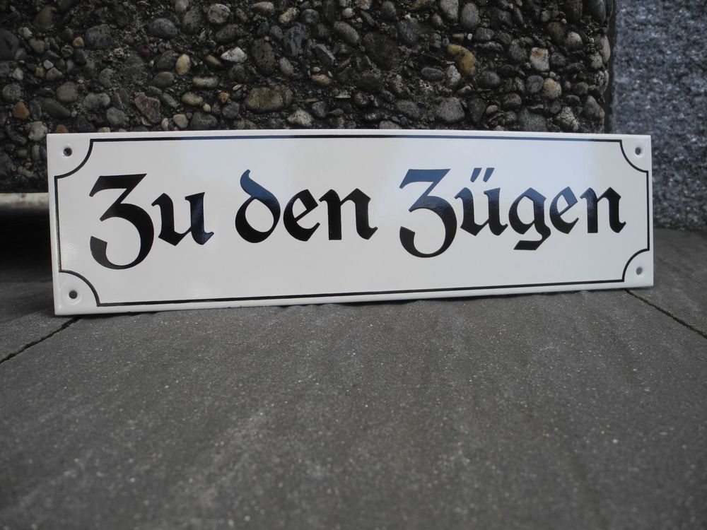 EISENBAHN EMAILSCHILD 2
