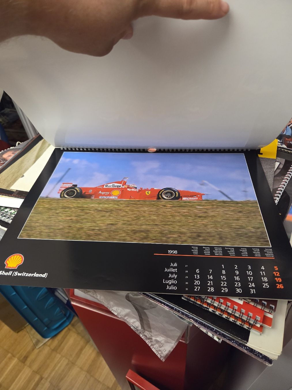 Ferrari Calendriers: Shell Ferrari Kalender 1998 – D'occasion à Wetzikon ZH par AmacherM 7