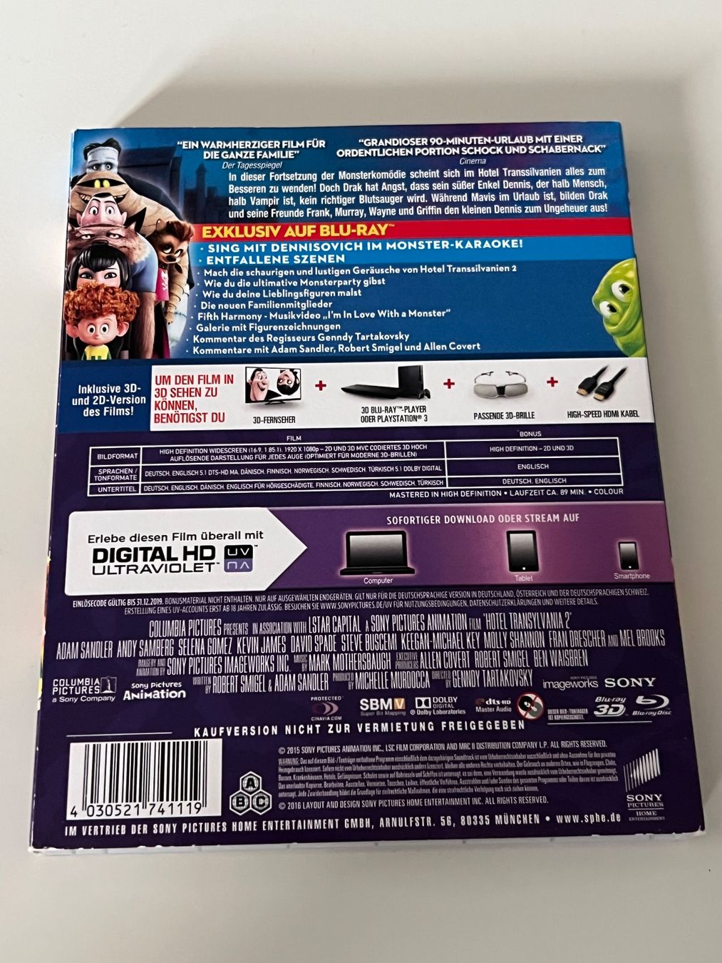 Alle DVDs: Hotel Transsilvanien 2 - Blu-Ray 3D - Top Zustand! – Neu (gemäss Beschreibung) aus Altstätten SG von sheamus 1