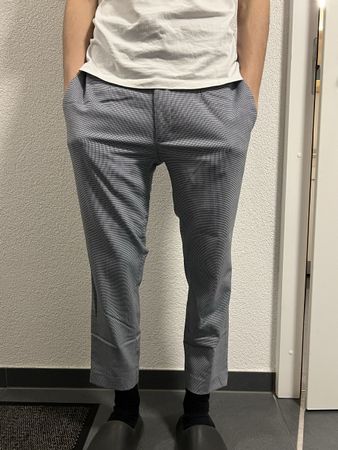 Black & White Burton Chino Pant 🏁