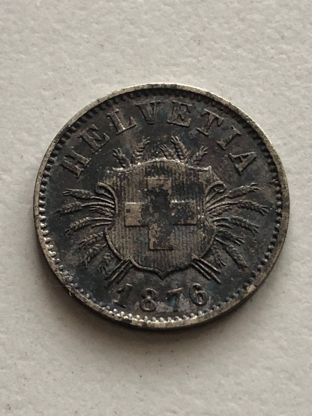 Toutes les monnaies: 5 Rp. 1876 – D'occasion à Schötz par Odpa