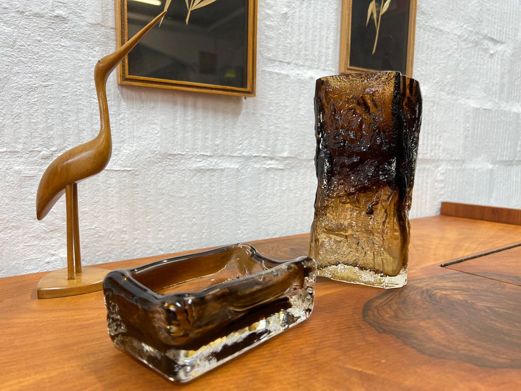 Aschenbecher: Vintage Eisglas - Aschenbecher – Gebraucht aus Walzenhausen von stilvollwohnen