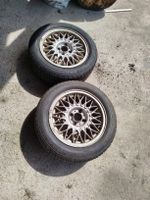 2 jantes BBS BMW E30 15x7 avec pneus 