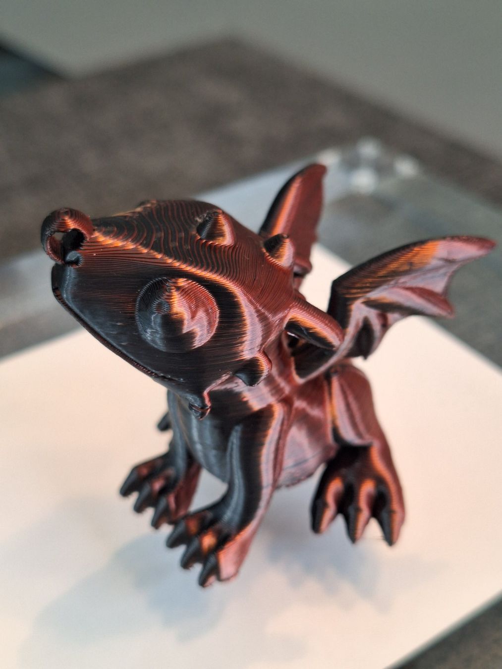 Statuette: 3D Drache schillernd – Nuovo e nell'imballaggio originale da Dietlikon venduto da Pgm16 1