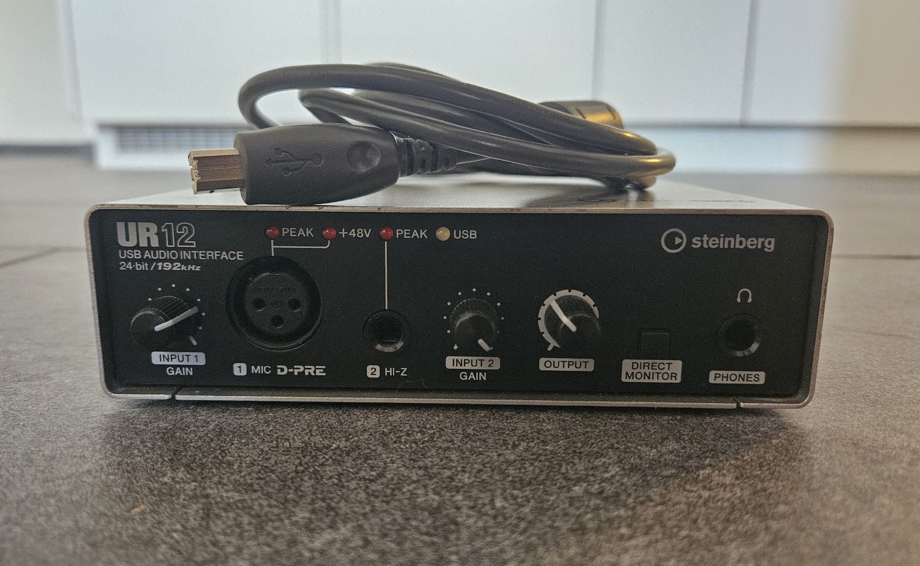 Attrezzatura per studi di registrazione: Steinberg UR12 USB Audio Interface 24-bit/192kHz Tested! – Usato da Lenzburg venduto da bal_7pw7 2
