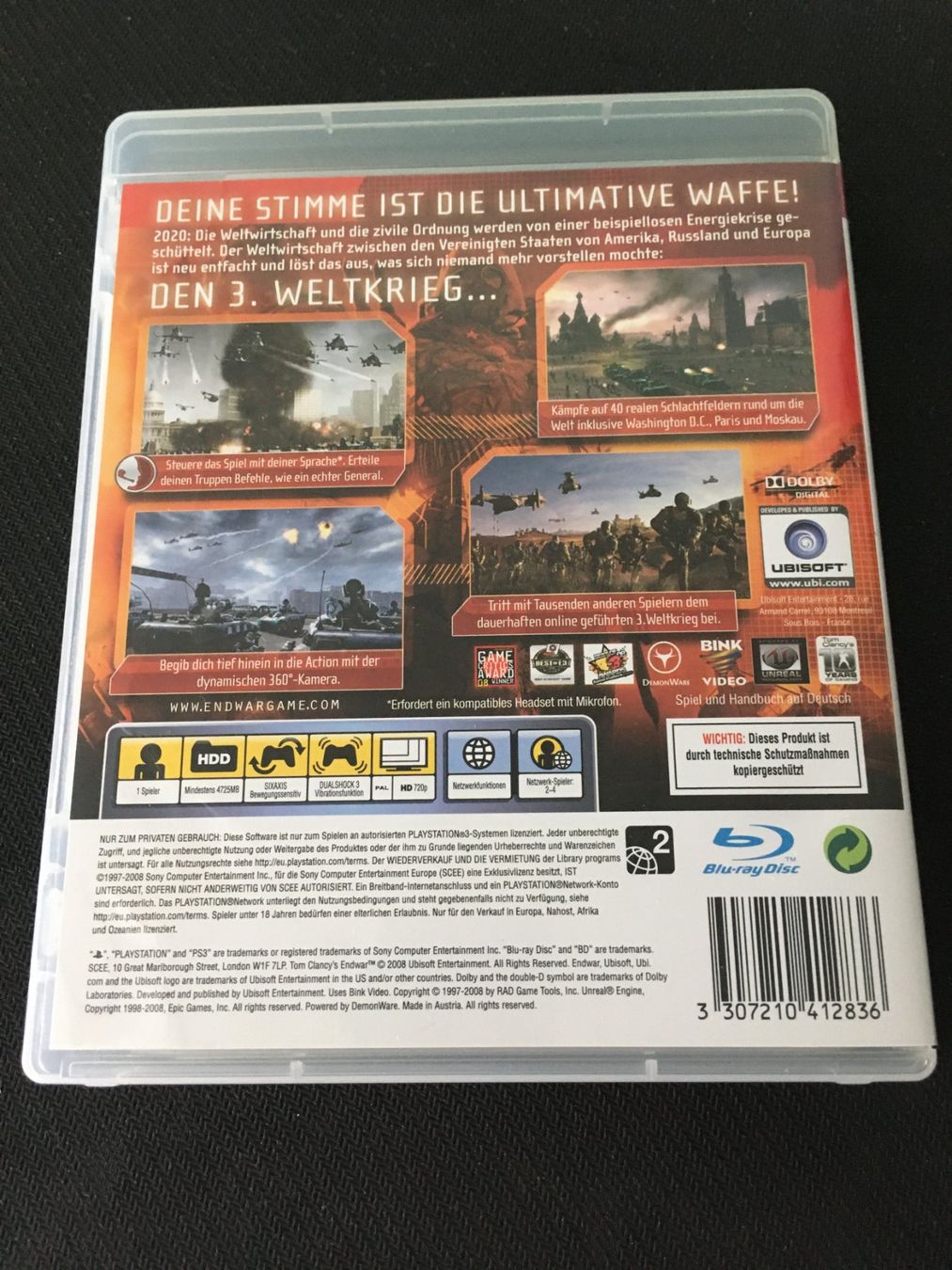 Sony Giochi: Tom Clancy's End War - Playstation 3 / PS3 – Usato da St.Gallen venduto da sjosjo 1