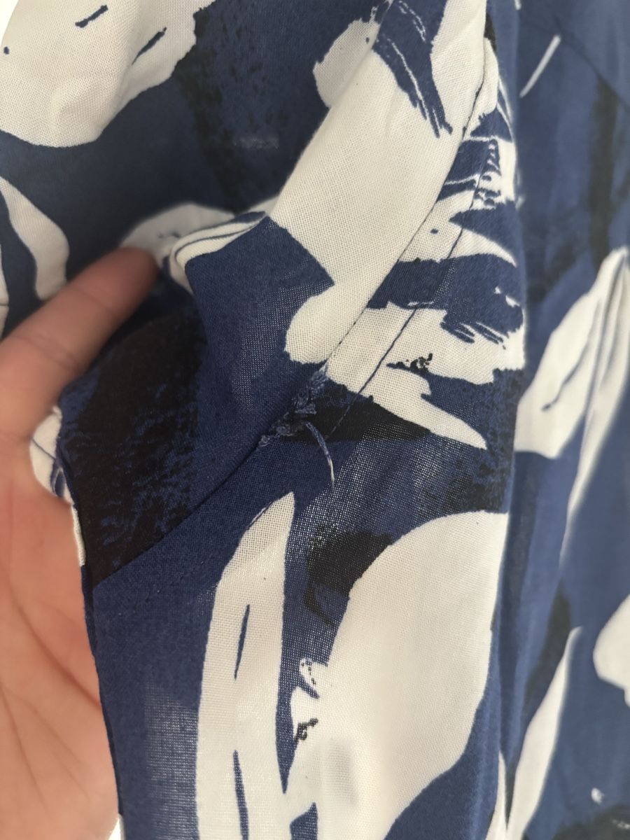 Camicie: Pier One Hemd, Grösse M, blau mit Blumenmuster – Usato da Bern venduto da gwilla 5
