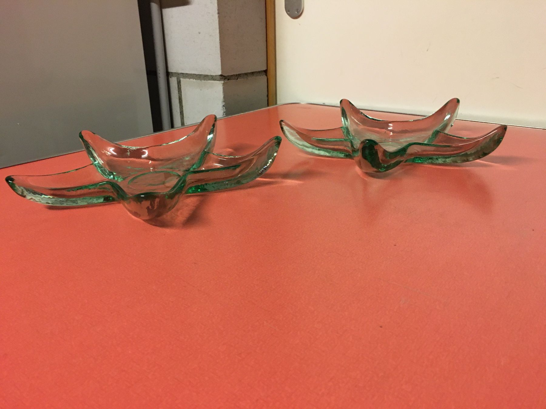 Piatti di portata: 2 Glas Schalen Sternförmig sehr Schön. – Usato da Lanzenhäusern venduto da vic63 3
