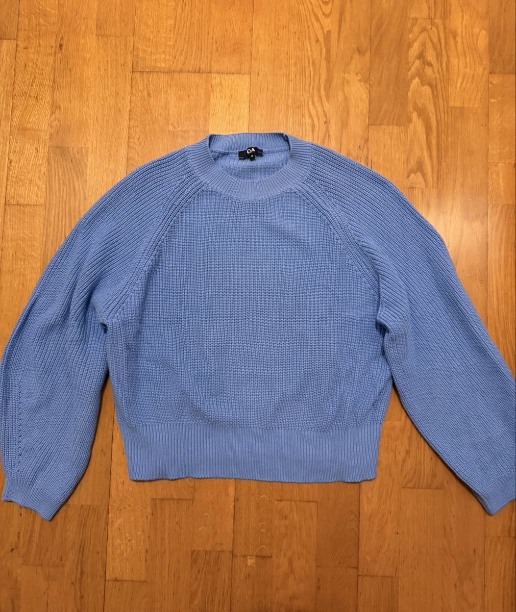 C&A Maglioni & Felpe: Wunderschöner, blauer Pullover C&A Grösse M. Wie neu.  – Nuovo (secondo la descrizione) da Adliswil venduto da StephanieAnnina 1