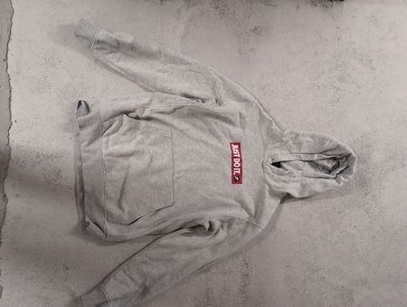 Nike "Just Do It" Hoodie, Grau Grösse M!
