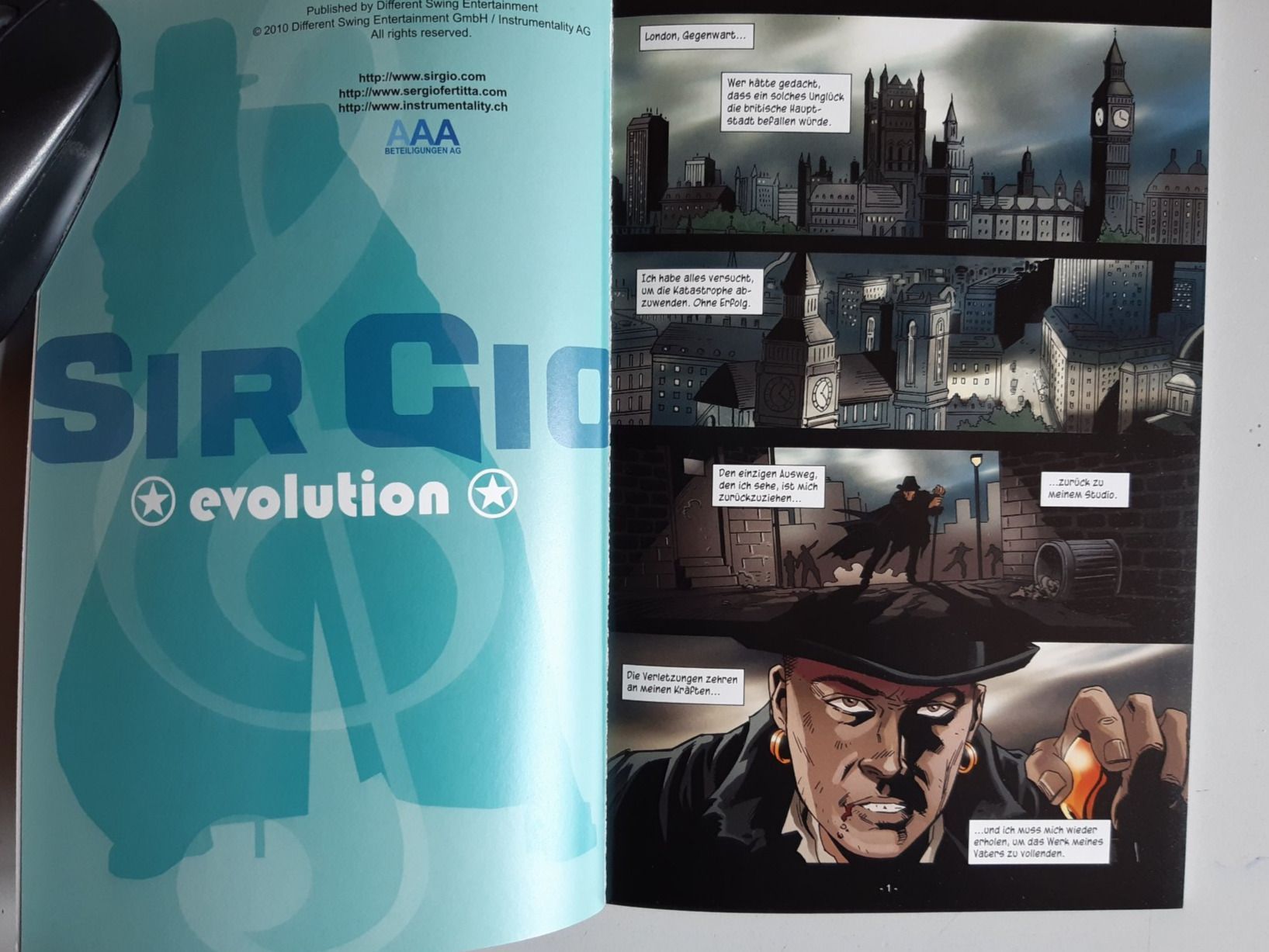 Fumetti: Sir GIO Evolution Comic aus der Schweiz (Zeichner/Texter) – Nuovo (secondo la descrizione) da Basel venduto da ideashop 1