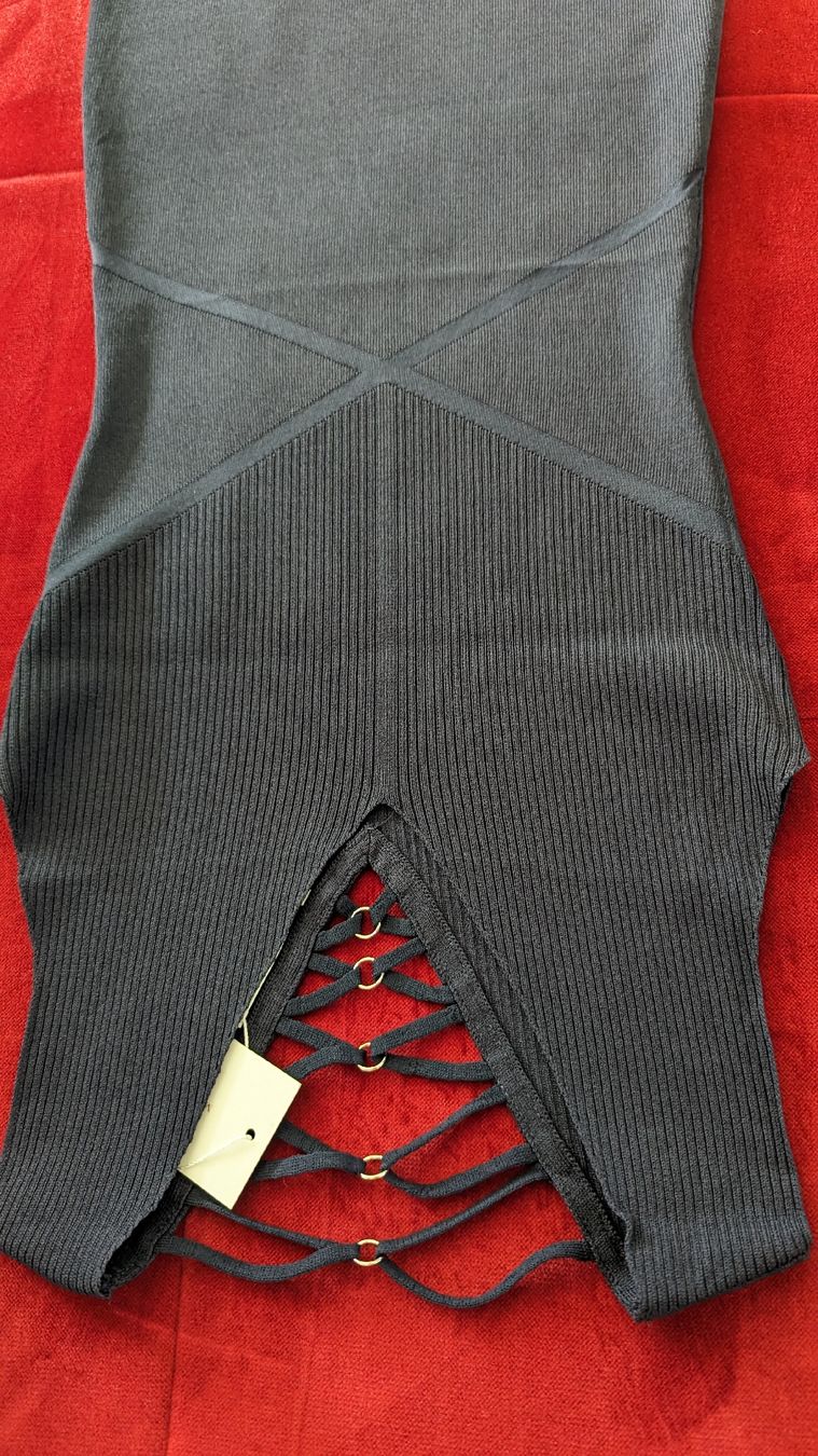 Vestiti: Neu! Elegantes Dunkelblaues Kleid. – Nuovo e nell'imballaggio originale da Winterthur venduto da losa_p966 4