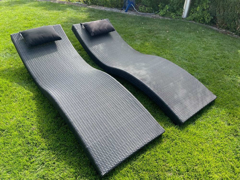 Liegestuhl aus Rattan Kaufen auf Ricardo