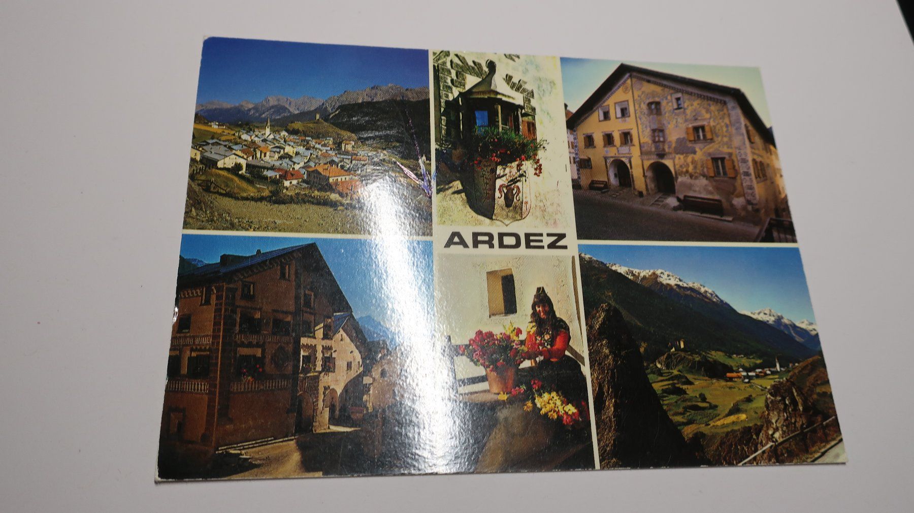 Cartoline postali: Ardez Unterengadin  1981 Multivues – Usato da Cormoret venduto da Pascalll2001 1