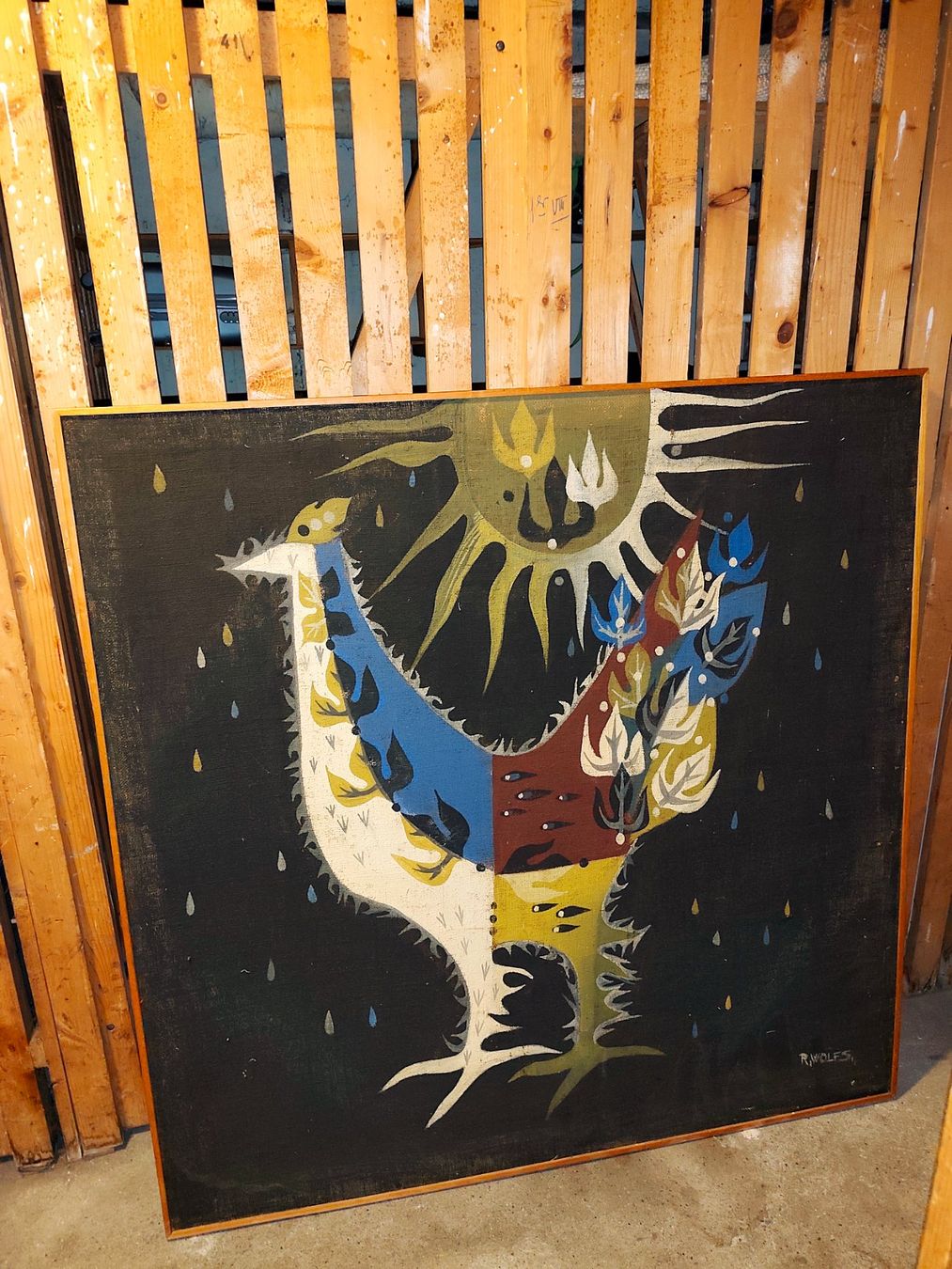 Gemälde: Grande peinture sur toile – Gebraucht aus Montreux von LeVintage33 1