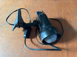 Klemmleuchte mit Schalter und Clip