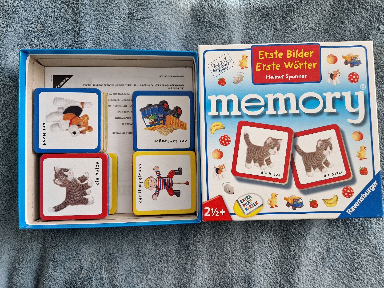 Ravensburger Giochi: Ravensburger Memory "Erste Bilder, Erste Wörter" 2.5+ – Usato da Heimberg venduto da Eleanor20 2