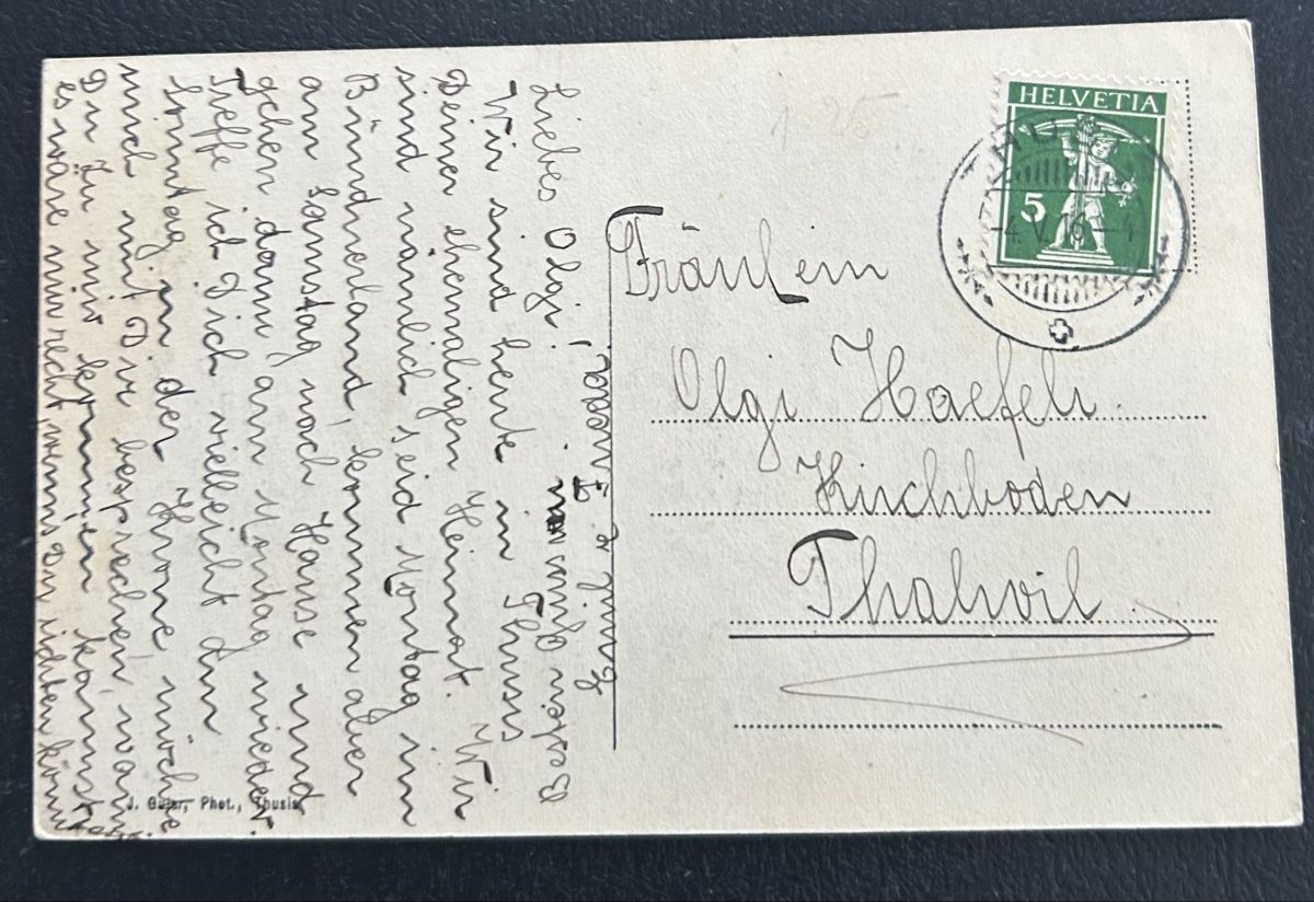 Cartoline postali: AK Sils GR – Usato da Horw venduto da Tellbub 1